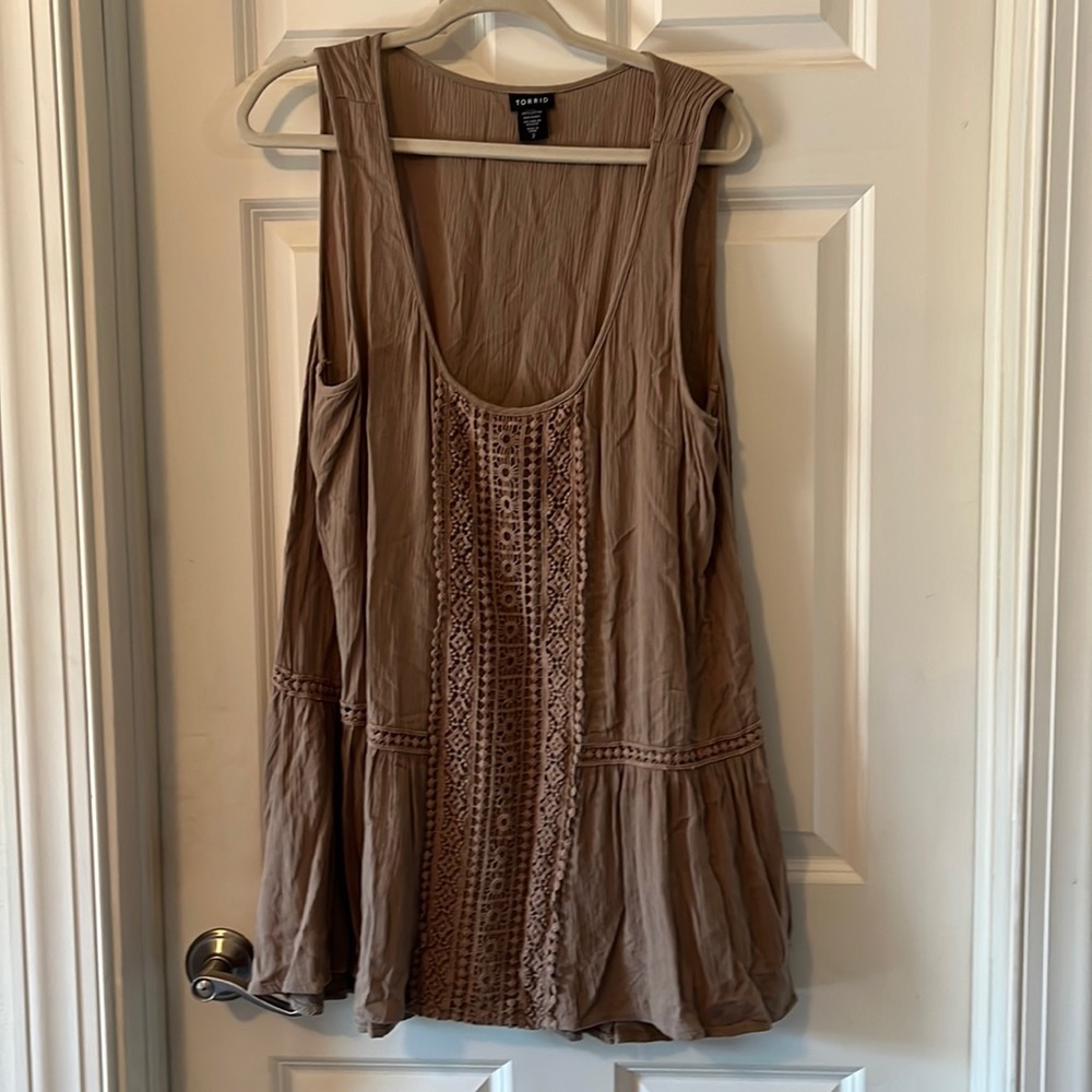 Tan Torrid Size 2 Tank